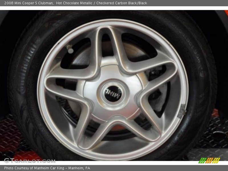 Hot Chocolate Metallic / Checkered Carbon Black/Black 2008 Mini Cooper S Clubman