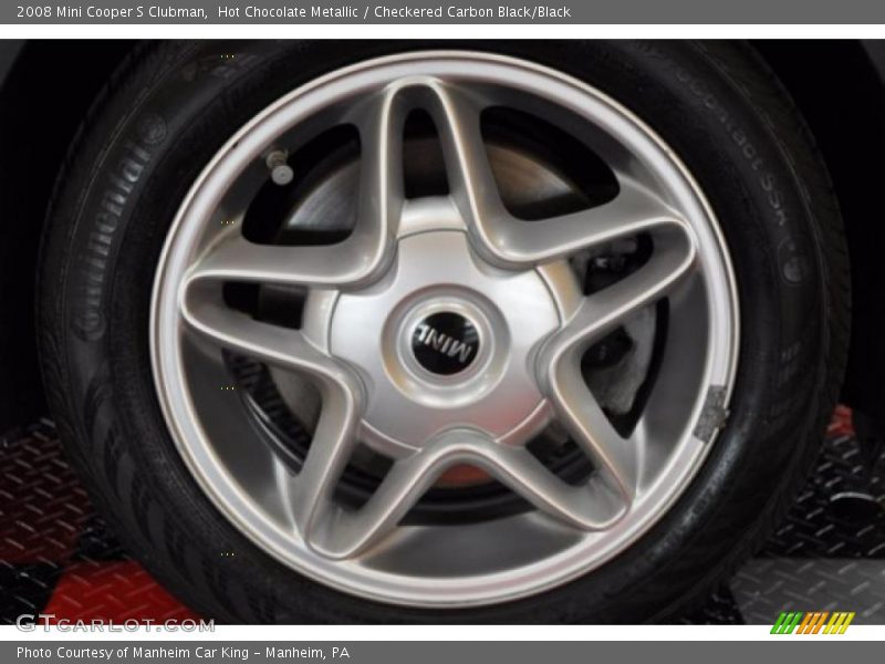 Hot Chocolate Metallic / Checkered Carbon Black/Black 2008 Mini Cooper S Clubman