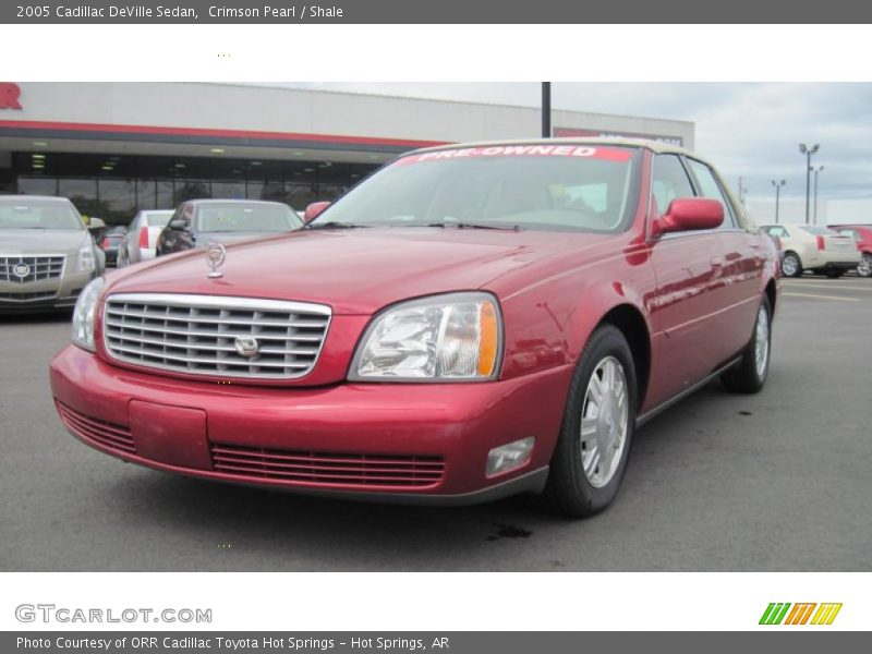 Crimson Pearl / Shale 2005 Cadillac DeVille Sedan