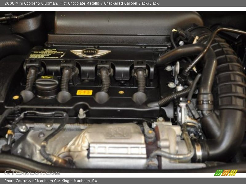 Hot Chocolate Metallic / Checkered Carbon Black/Black 2008 Mini Cooper S Clubman