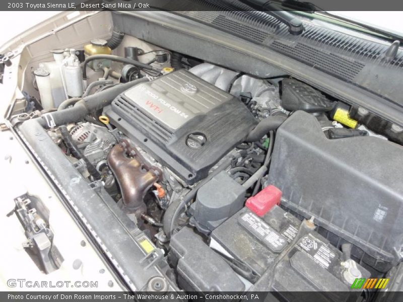 Desert Sand Mica / Oak 2003 Toyota Sienna LE