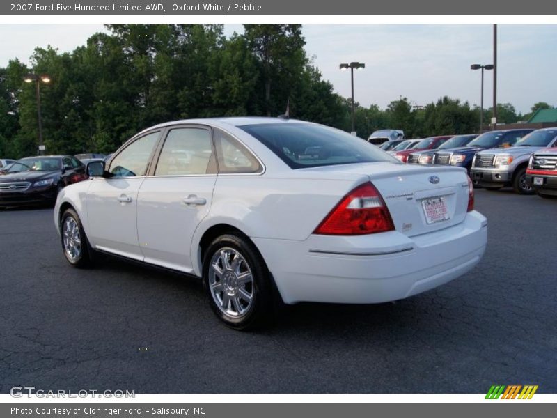 Oxford White / Pebble 2007 Ford Five Hundred Limited AWD
