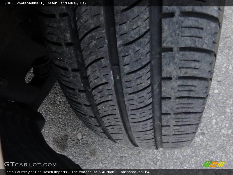 Desert Sand Mica / Oak 2003 Toyota Sienna LE