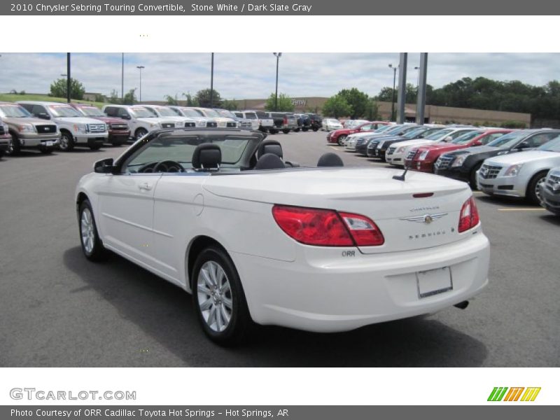 Stone White / Dark Slate Gray 2010 Chrysler Sebring Touring Convertible