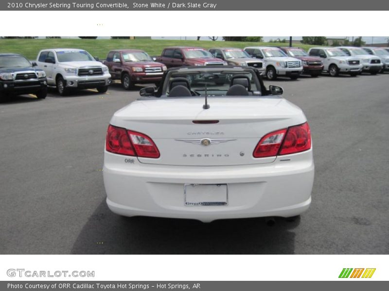 Stone White / Dark Slate Gray 2010 Chrysler Sebring Touring Convertible
