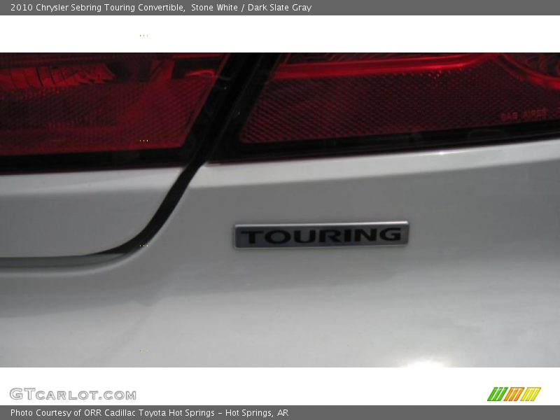Stone White / Dark Slate Gray 2010 Chrysler Sebring Touring Convertible