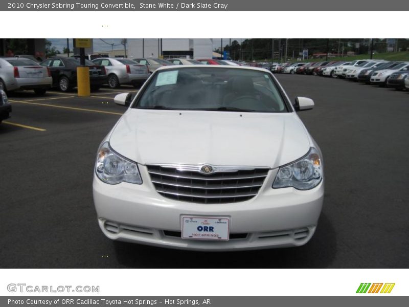 Stone White / Dark Slate Gray 2010 Chrysler Sebring Touring Convertible