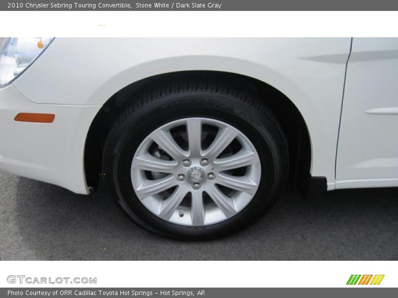 Stone White / Dark Slate Gray 2010 Chrysler Sebring Touring Convertible