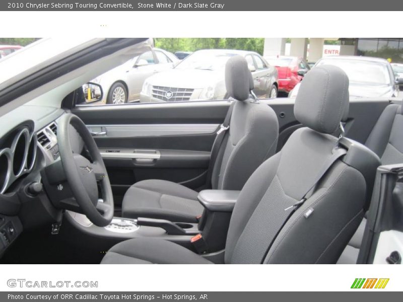 Stone White / Dark Slate Gray 2010 Chrysler Sebring Touring Convertible