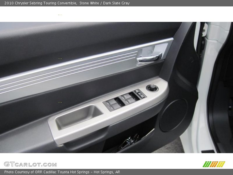Stone White / Dark Slate Gray 2010 Chrysler Sebring Touring Convertible