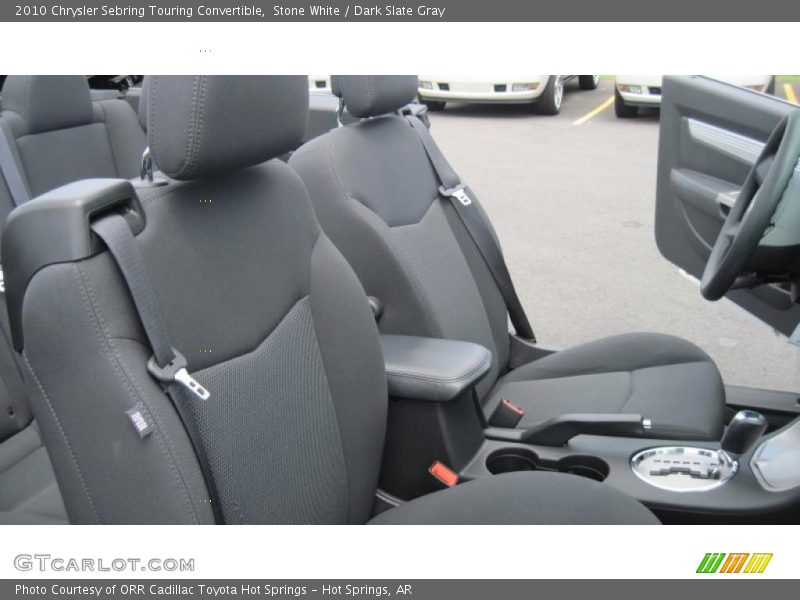 Stone White / Dark Slate Gray 2010 Chrysler Sebring Touring Convertible