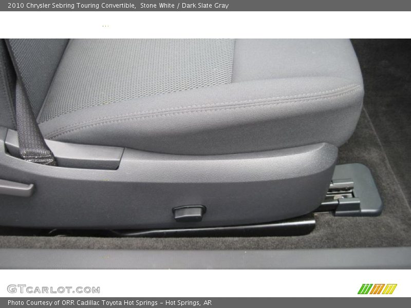 Stone White / Dark Slate Gray 2010 Chrysler Sebring Touring Convertible