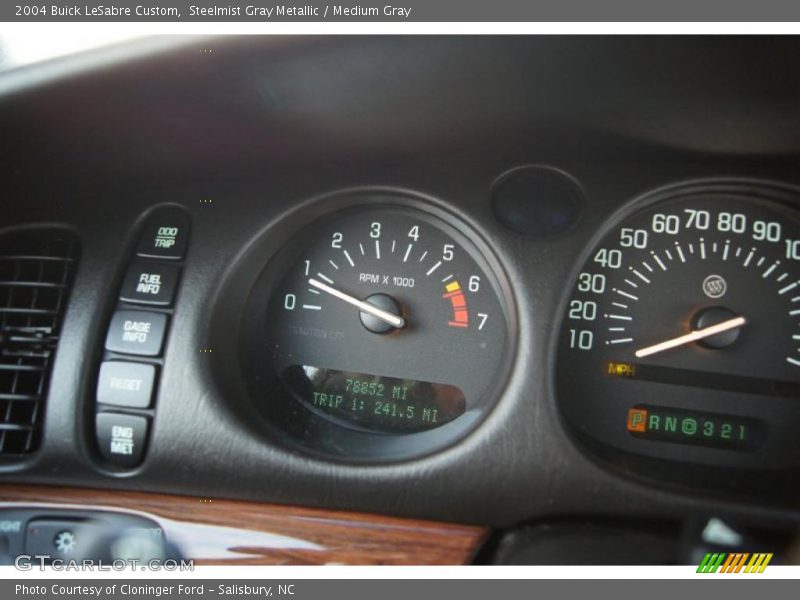 Steelmist Gray Metallic / Medium Gray 2004 Buick LeSabre Custom