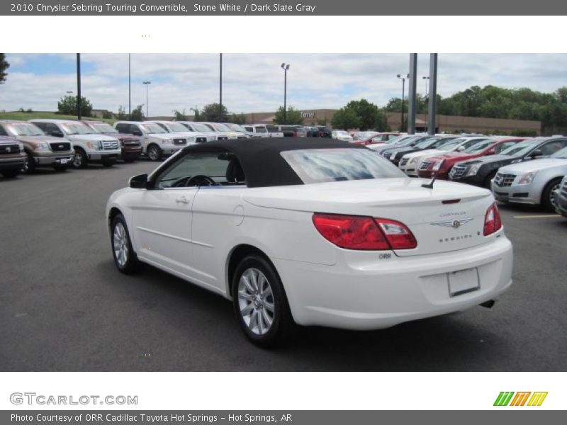 Stone White / Dark Slate Gray 2010 Chrysler Sebring Touring Convertible