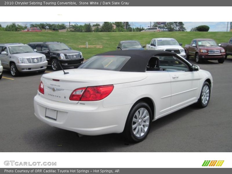 Stone White / Dark Slate Gray 2010 Chrysler Sebring Touring Convertible