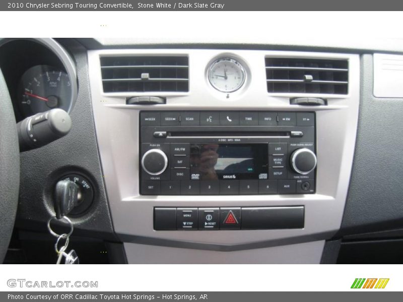 Stone White / Dark Slate Gray 2010 Chrysler Sebring Touring Convertible