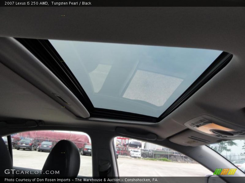 Tungsten Pearl / Black 2007 Lexus IS 250 AWD