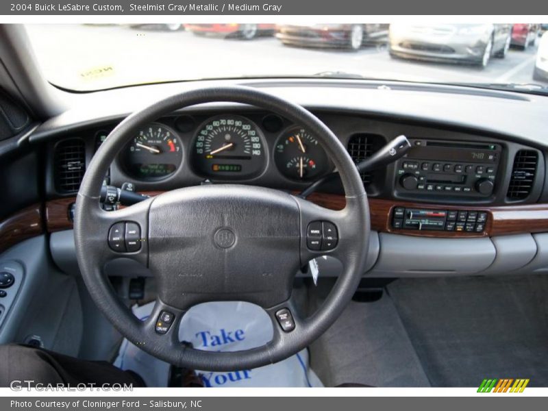 Steelmist Gray Metallic / Medium Gray 2004 Buick LeSabre Custom