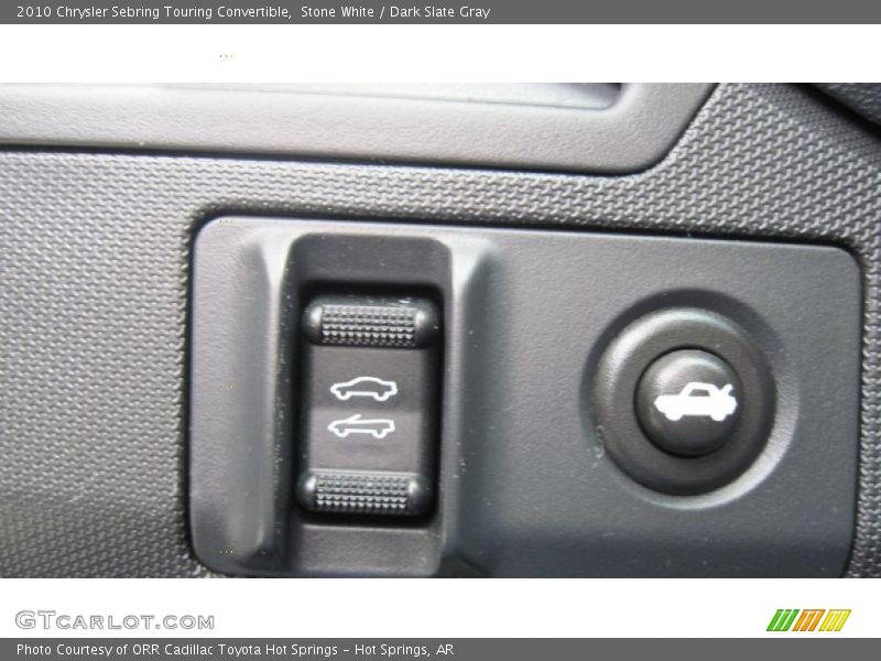 Stone White / Dark Slate Gray 2010 Chrysler Sebring Touring Convertible