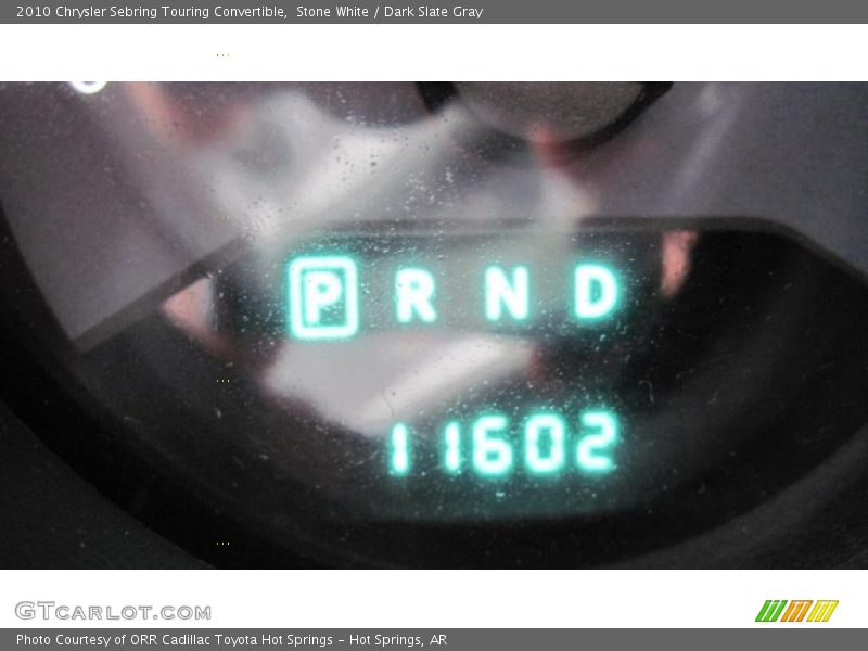 Stone White / Dark Slate Gray 2010 Chrysler Sebring Touring Convertible