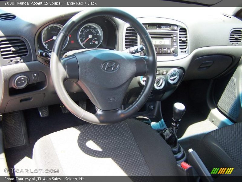 Tango Red / Black 2008 Hyundai Accent GS Coupe