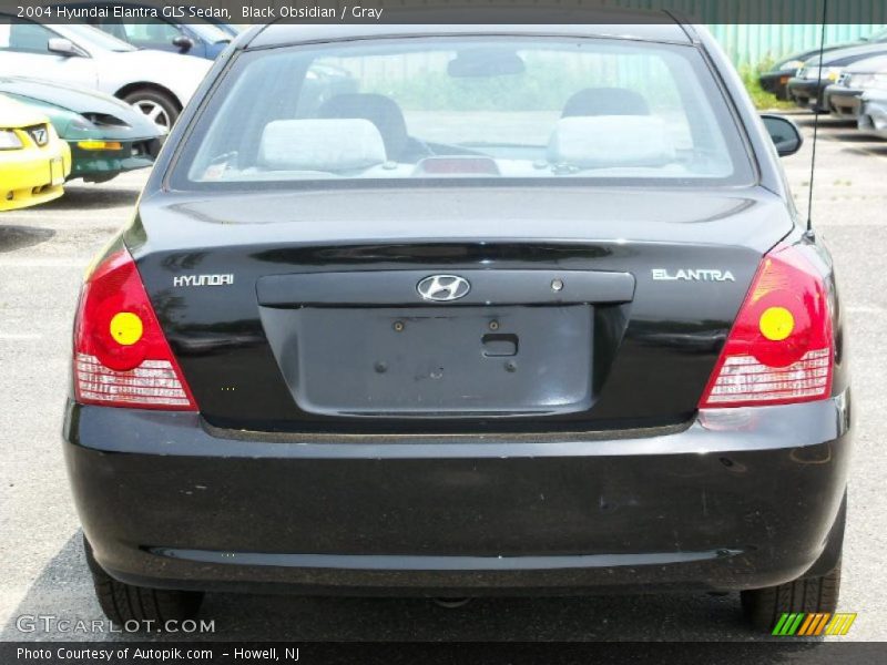 Black Obsidian / Gray 2004 Hyundai Elantra GLS Sedan