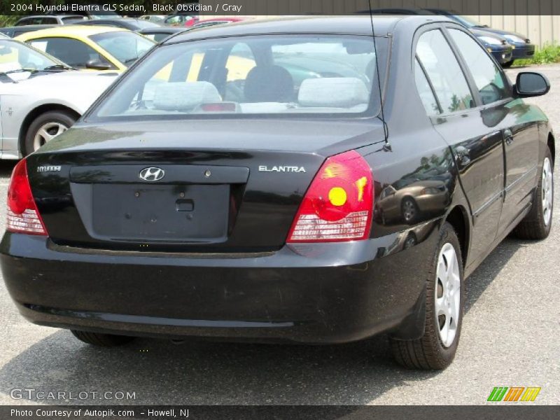 Black Obsidian / Gray 2004 Hyundai Elantra GLS Sedan