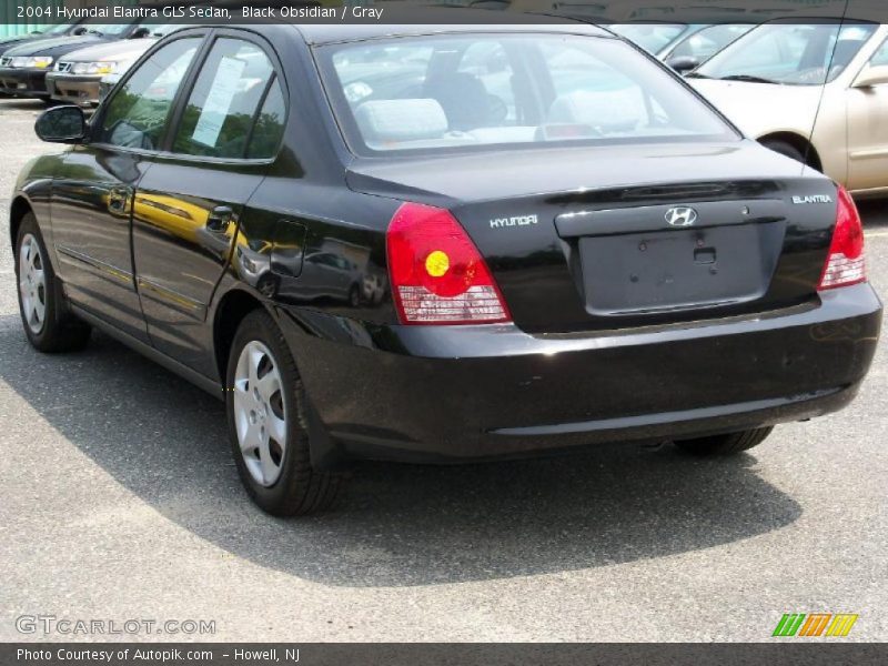 Black Obsidian / Gray 2004 Hyundai Elantra GLS Sedan