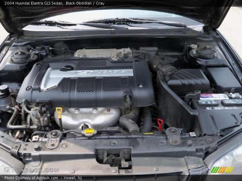 Black Obsidian / Gray 2004 Hyundai Elantra GLS Sedan