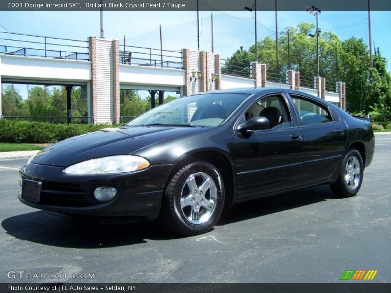 Brilliant Black Crystal Pearl / Taupe 2003 Dodge Intrepid SXT