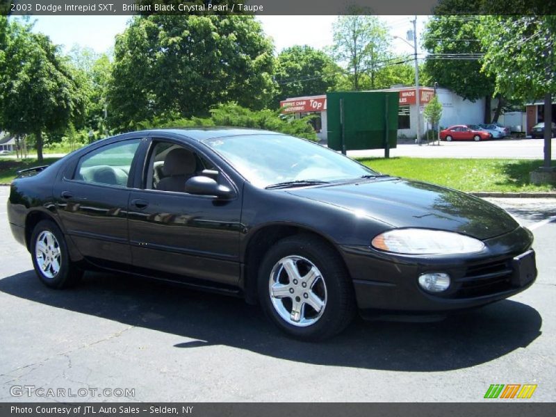 Brilliant Black Crystal Pearl / Taupe 2003 Dodge Intrepid SXT