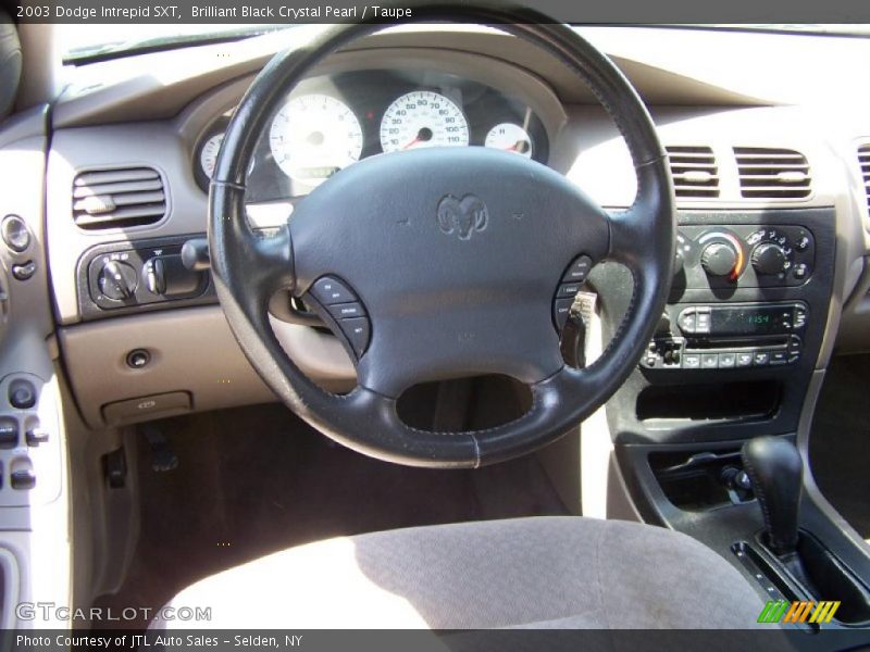 Brilliant Black Crystal Pearl / Taupe 2003 Dodge Intrepid SXT