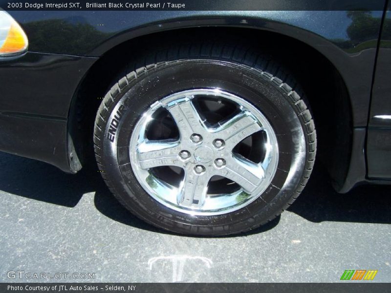 Brilliant Black Crystal Pearl / Taupe 2003 Dodge Intrepid SXT