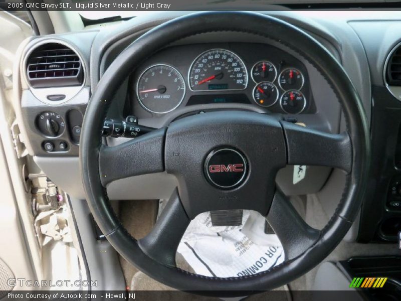 Liquid Silver Metallic / Light Gray 2005 GMC Envoy SLT