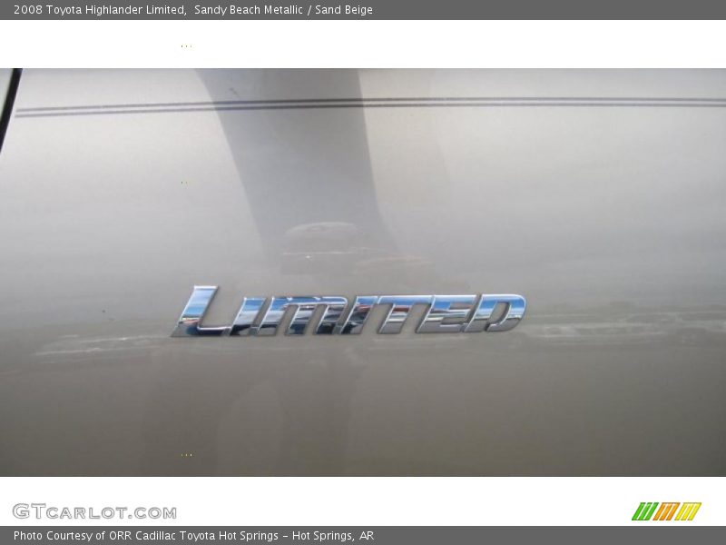 Sandy Beach Metallic / Sand Beige 2008 Toyota Highlander Limited