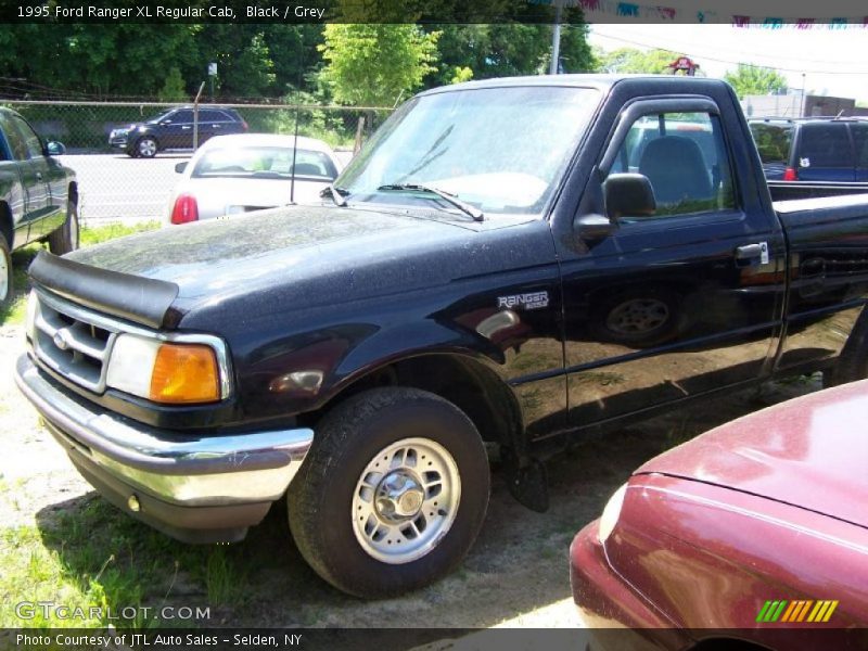 Black / Grey 1995 Ford Ranger XL Regular Cab