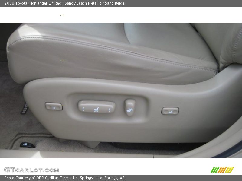 Sandy Beach Metallic / Sand Beige 2008 Toyota Highlander Limited