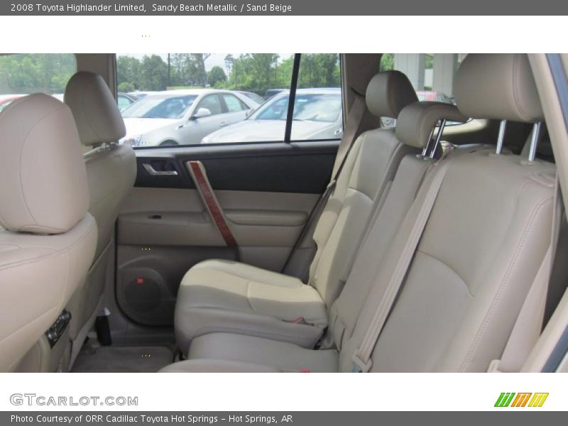 Sandy Beach Metallic / Sand Beige 2008 Toyota Highlander Limited