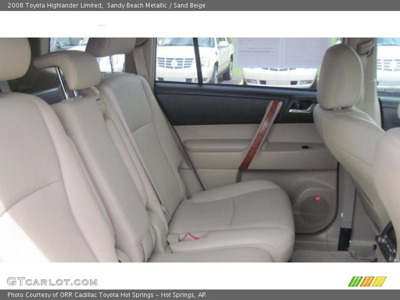 Sandy Beach Metallic / Sand Beige 2008 Toyota Highlander Limited