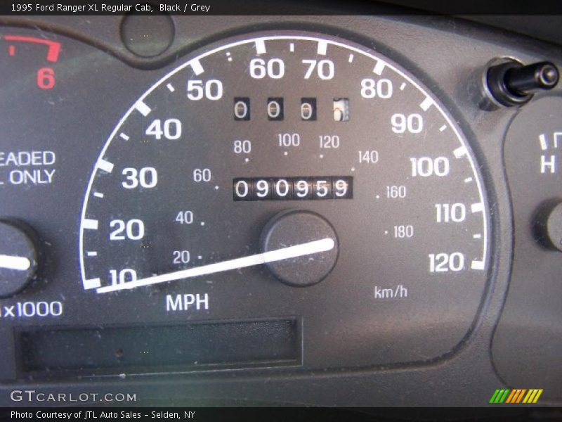 Black / Grey 1995 Ford Ranger XL Regular Cab