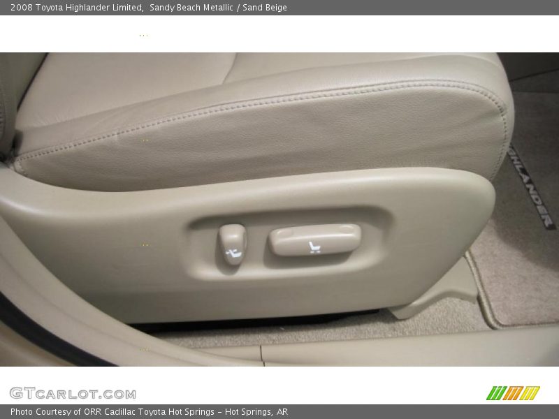 Sandy Beach Metallic / Sand Beige 2008 Toyota Highlander Limited