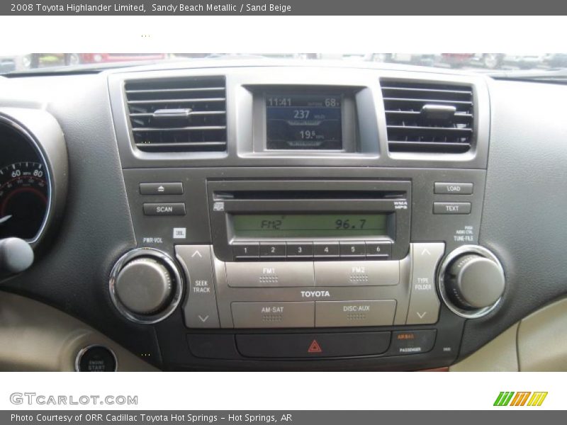 Sandy Beach Metallic / Sand Beige 2008 Toyota Highlander Limited