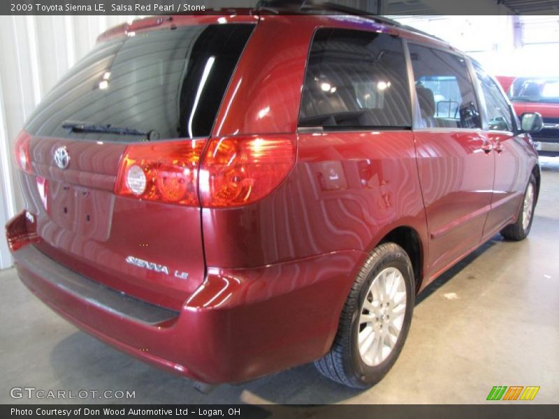 Salsa Red Pearl / Stone 2009 Toyota Sienna LE
