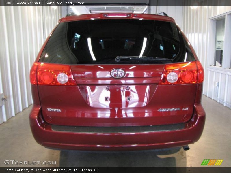 Salsa Red Pearl / Stone 2009 Toyota Sienna LE