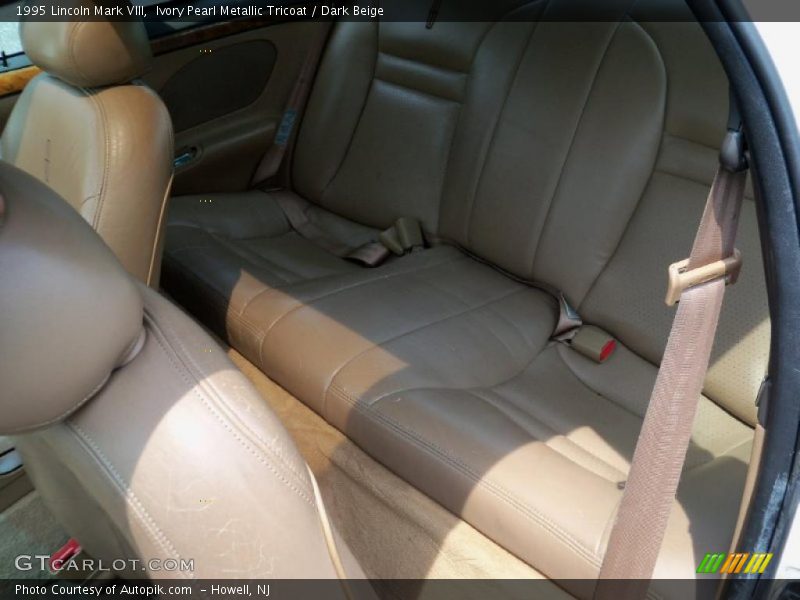 Ivory Pearl Metallic Tricoat / Dark Beige 1995 Lincoln Mark VIII