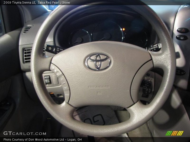 Salsa Red Pearl / Stone 2009 Toyota Sienna LE