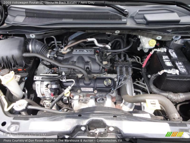 Nocturne Black Metallic / Aero Grey 2009 Volkswagen Routan SE
