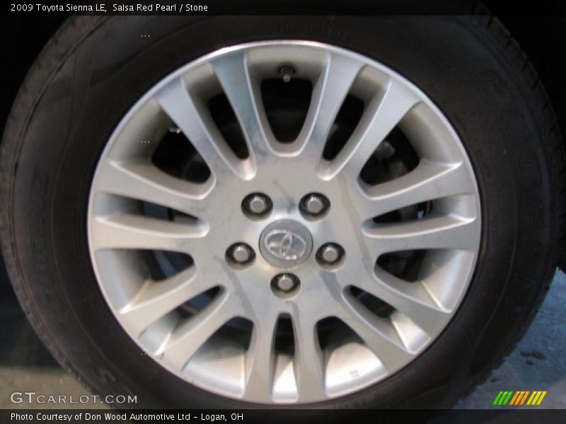 Salsa Red Pearl / Stone 2009 Toyota Sienna LE