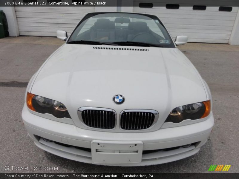 Alpine White / Black 2000 BMW 3 Series 323i Convertible