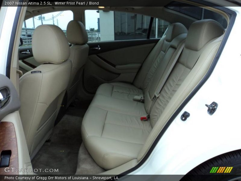 Winter Frost Pearl / Blond 2007 Nissan Altima 2.5 SL